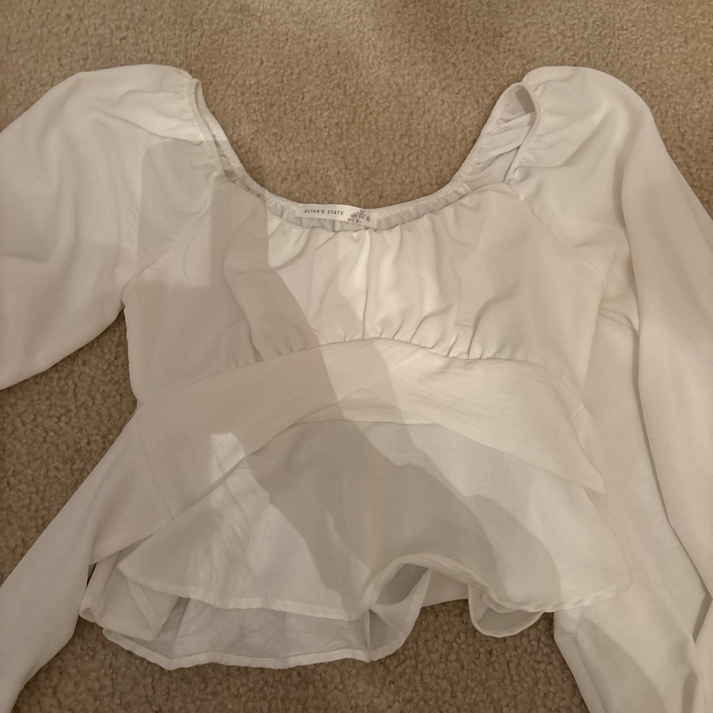 Altar'd State White Blouse